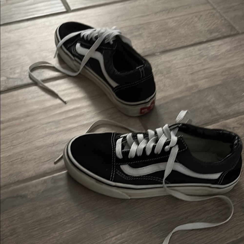Vans Black and White Classic Sneakers